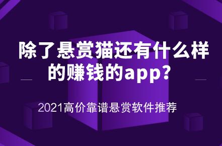 除了悬赏猫还有什么样的赚钱的app？2023高价靠谱悬赏软件推荐 第1张